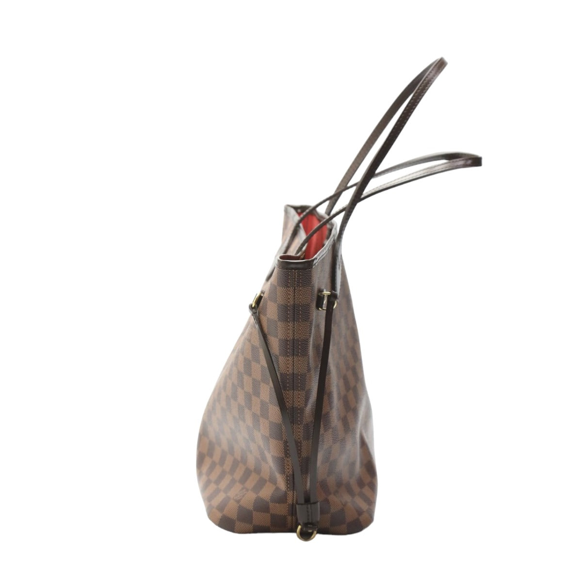 LOUIS VUITTON Tote Bag N41358 Damier canvas Brown Neverfull MM Damier No pouch Women