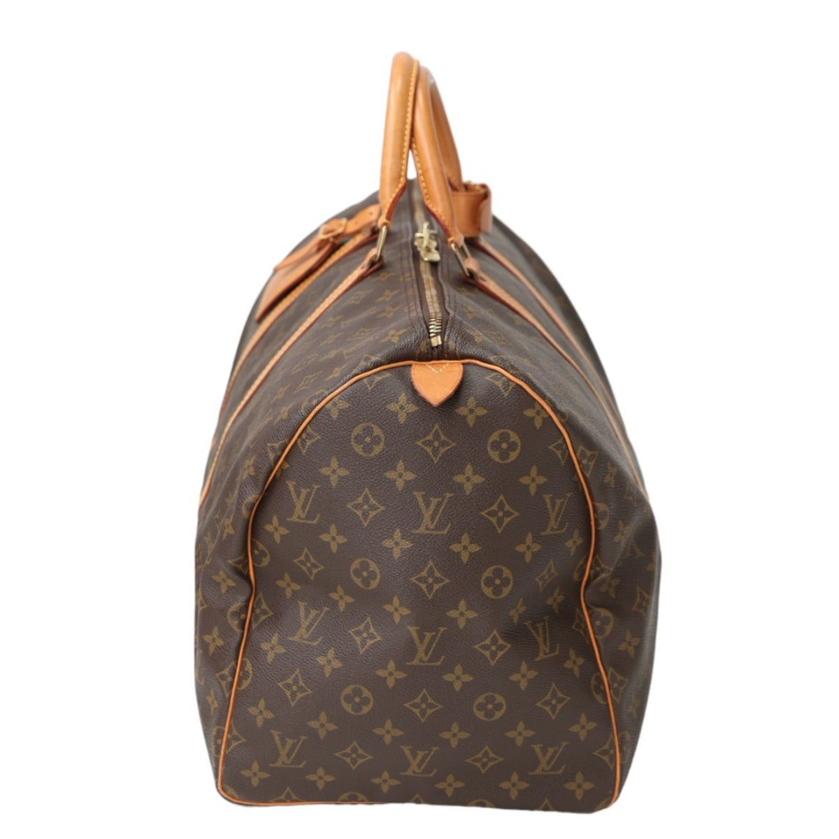 LOUIS VUITTON Boston Duffel bag M41424 Monogram canvas Brown Travel bag Monogram Keepall 55 mens(Unisex)
