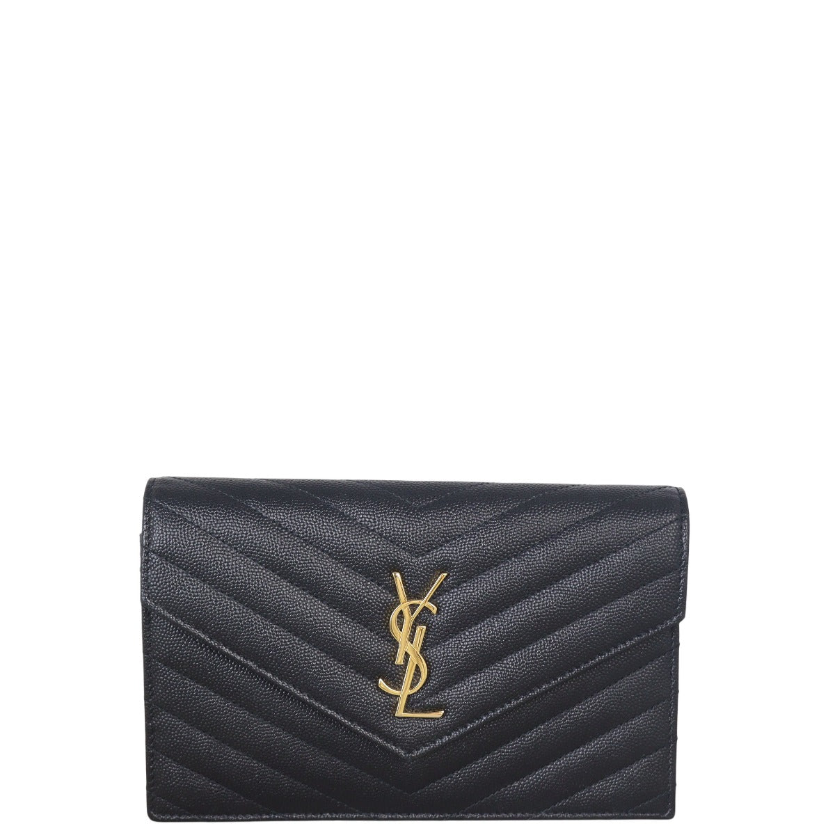 Saint Laurent Cassandre Envelope Chain Wallet