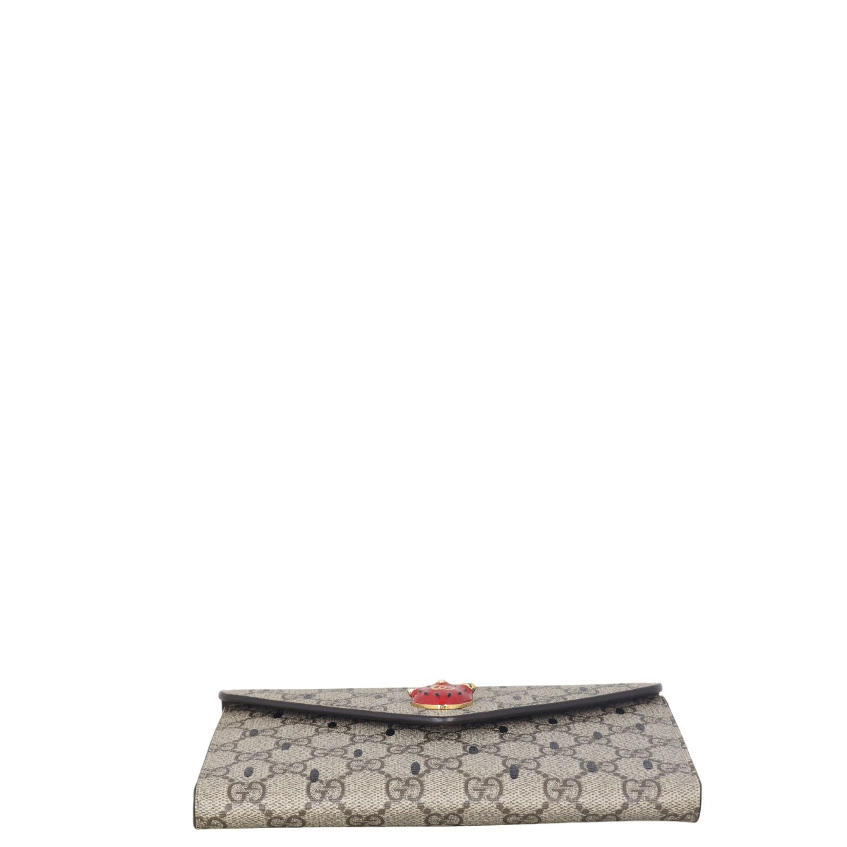 Gucci Dionysus GG Supreme Strawberry Mini Chain Wallet