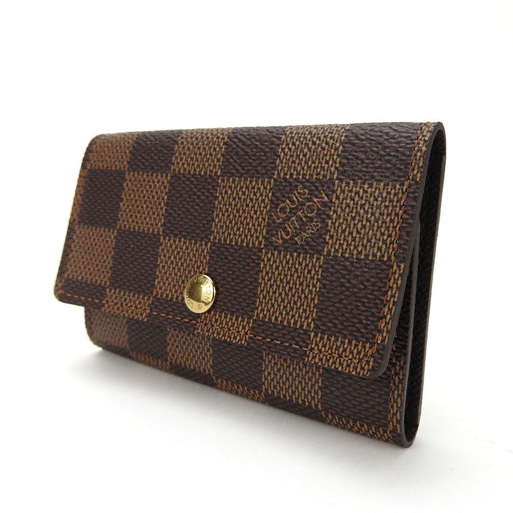 LOUIS VUITTON Key case Key holder  N62630 Damier Brown Multicles6 unisex(Unisex)