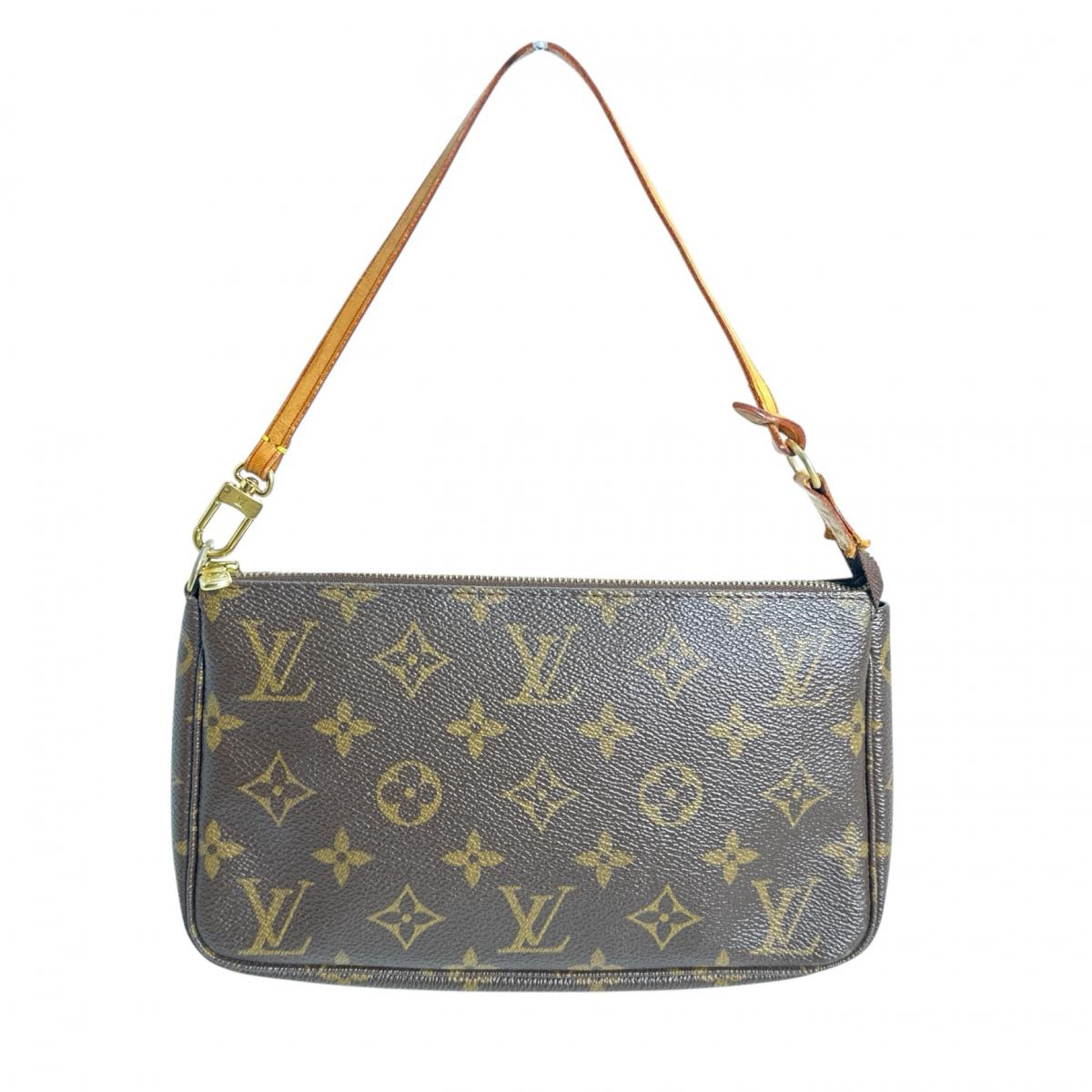 LOUIS VUITTON Pouch M51980 Monogram canvas Brown Accessory pouch Monogram Pochette Accessoires Women