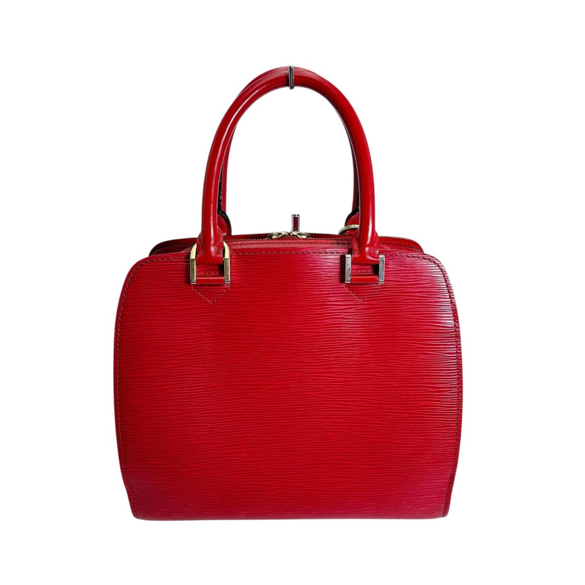 LOUIS VUITTON Handbag M52057 Epi Leather Red Ponneuf Epi