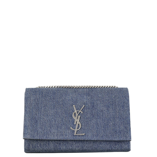 Saint Laurent Kate Chain Bag Medium Denim