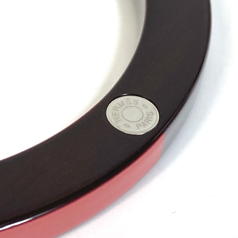 HERMES Bangle Wood, Lacquer Brown x Pink x Gray Accessories Bracelets Serie Wood Crudsell Women