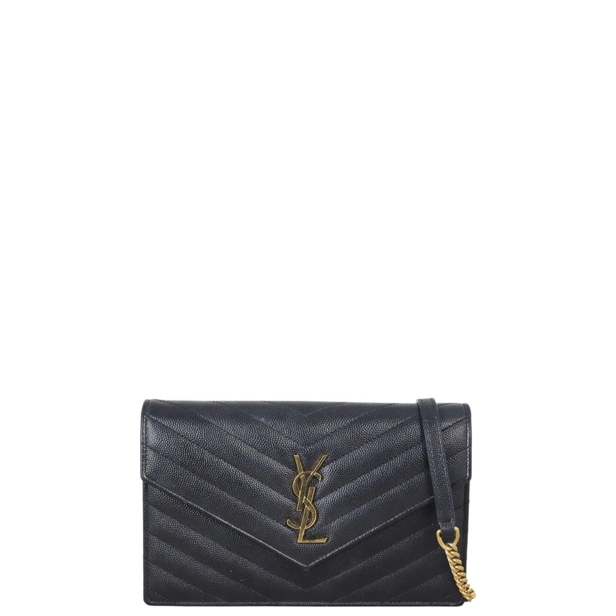Saint Laurent Cassandre Envelope Chain Wallet