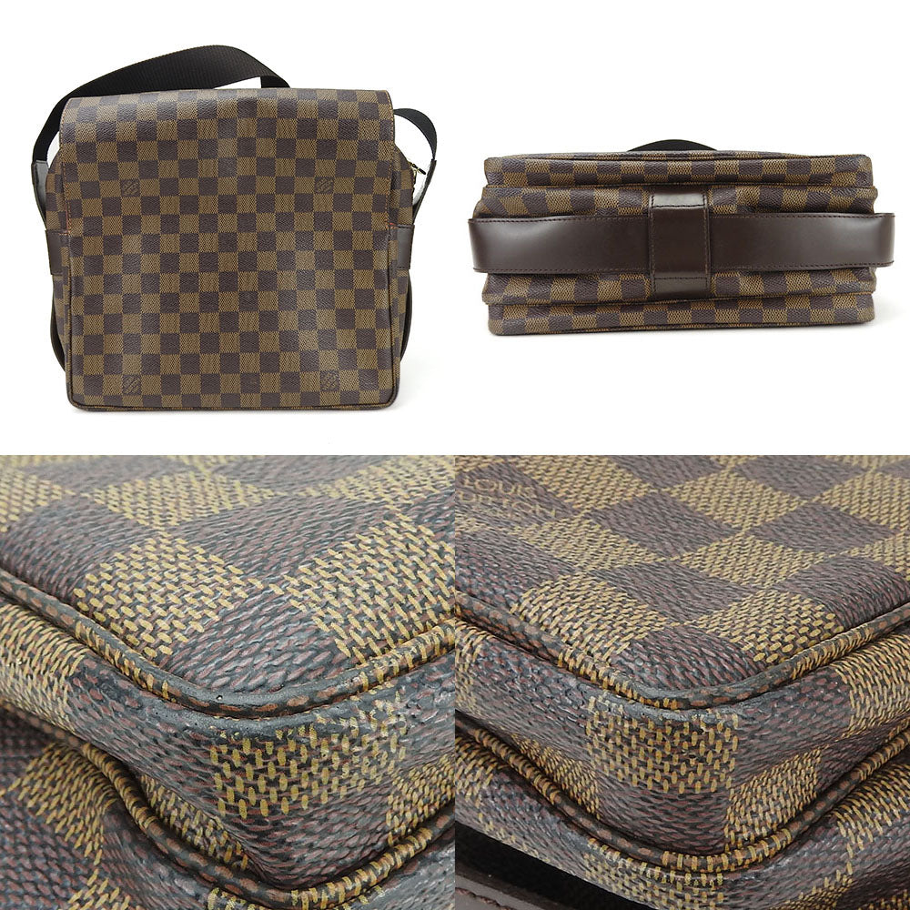 LOUIS VUITTON Shoulder Bag N45255 Damier Brown Naviglio