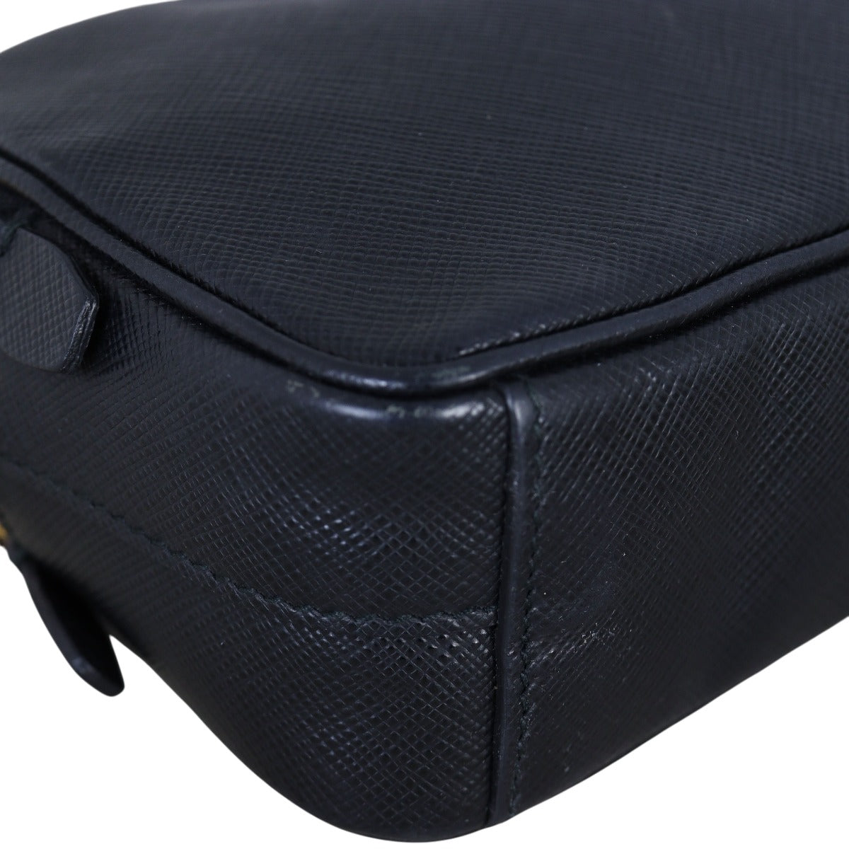 Prada Saffiano Lux Double Zip Camera Bag