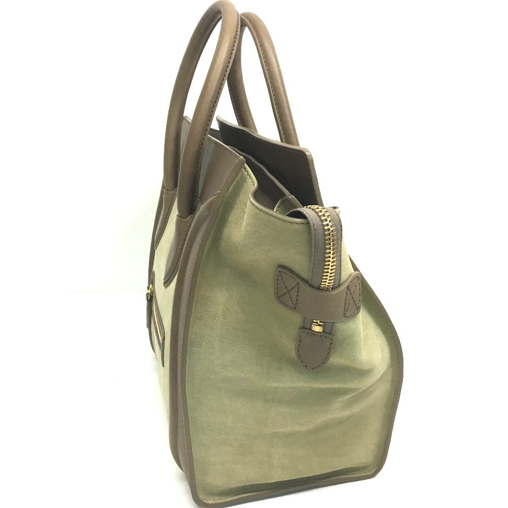 CELINE Handbag 165213 leather beige Mini shopper Luggage Women