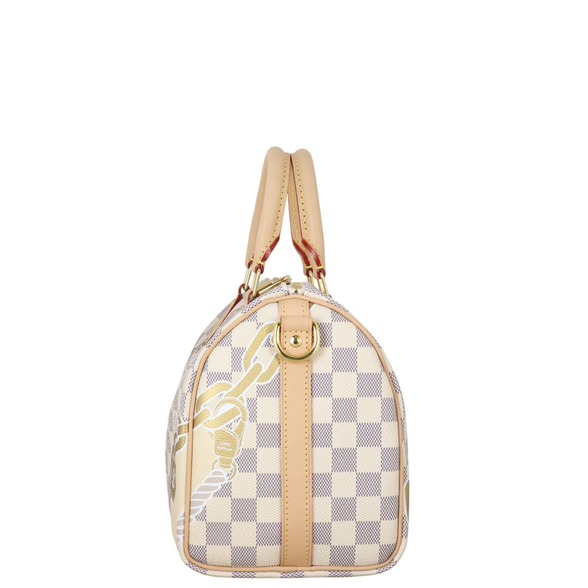 Louis Vuitton Speedy 25 Bandouliere Damier Azur Nautical Ropes
