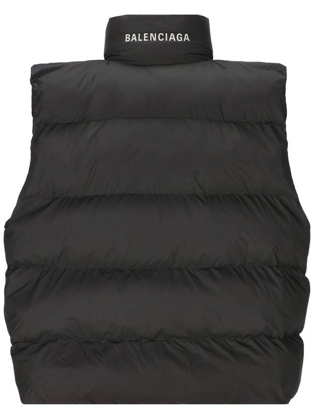 Luxury Balenciaga Trending 2025 Wrap Puffer Padded Vest Black