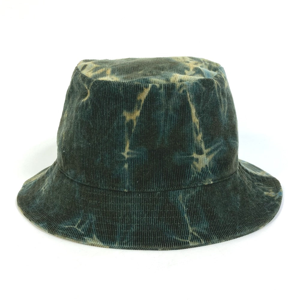 CELINE hat 2AU5B214Q cotton green Corduroy tie-dye logo hat unisex(Unisex) L