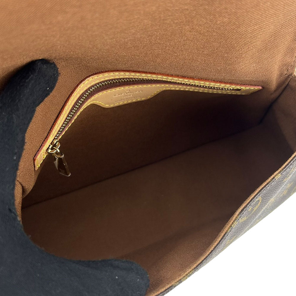 LOUIS VUITTON Shoulder Bag M51147 Monogram Brown Mini Looping