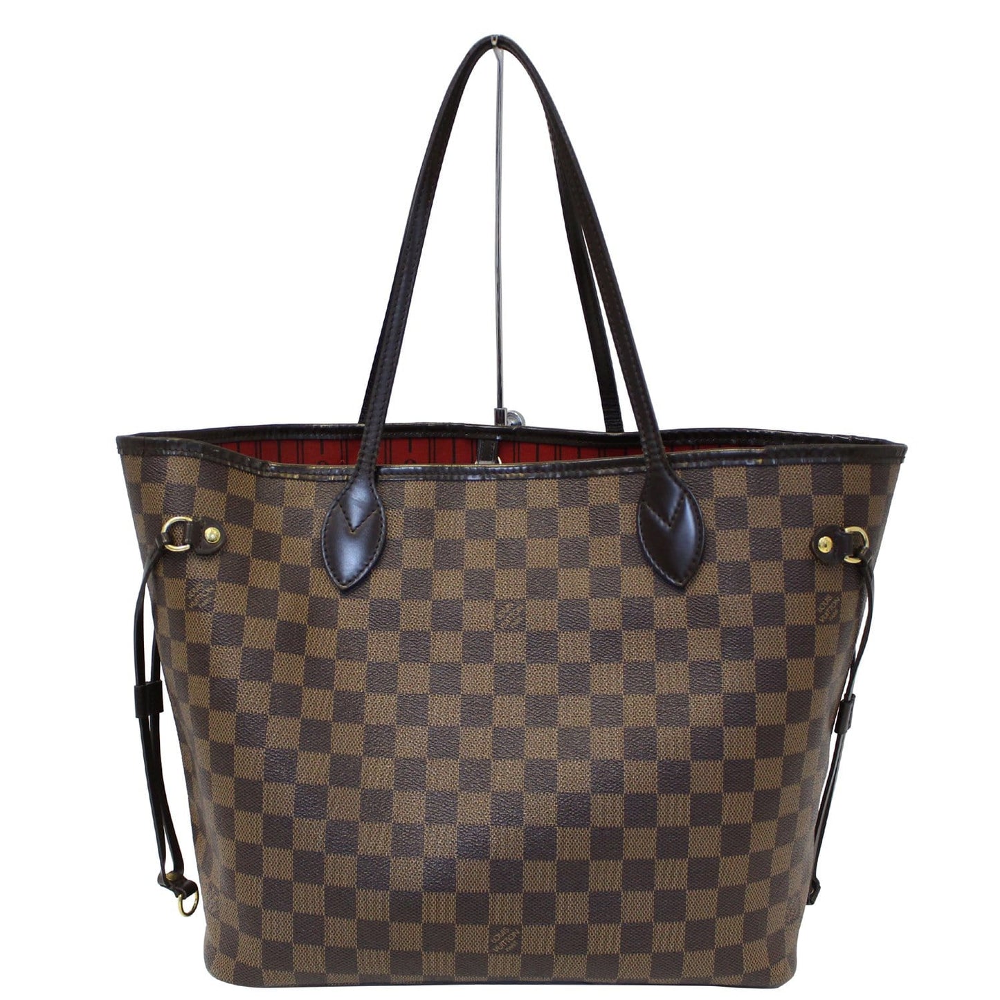 LOUIS VUITTON Neverfull MM Damier Ebene Tote Shoulder Bag