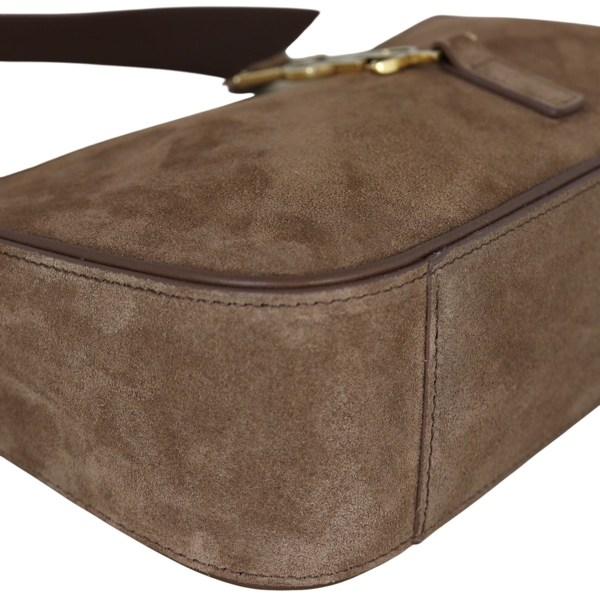 Saint Laurent Le 5 a 7 Hobo Suede Shearling