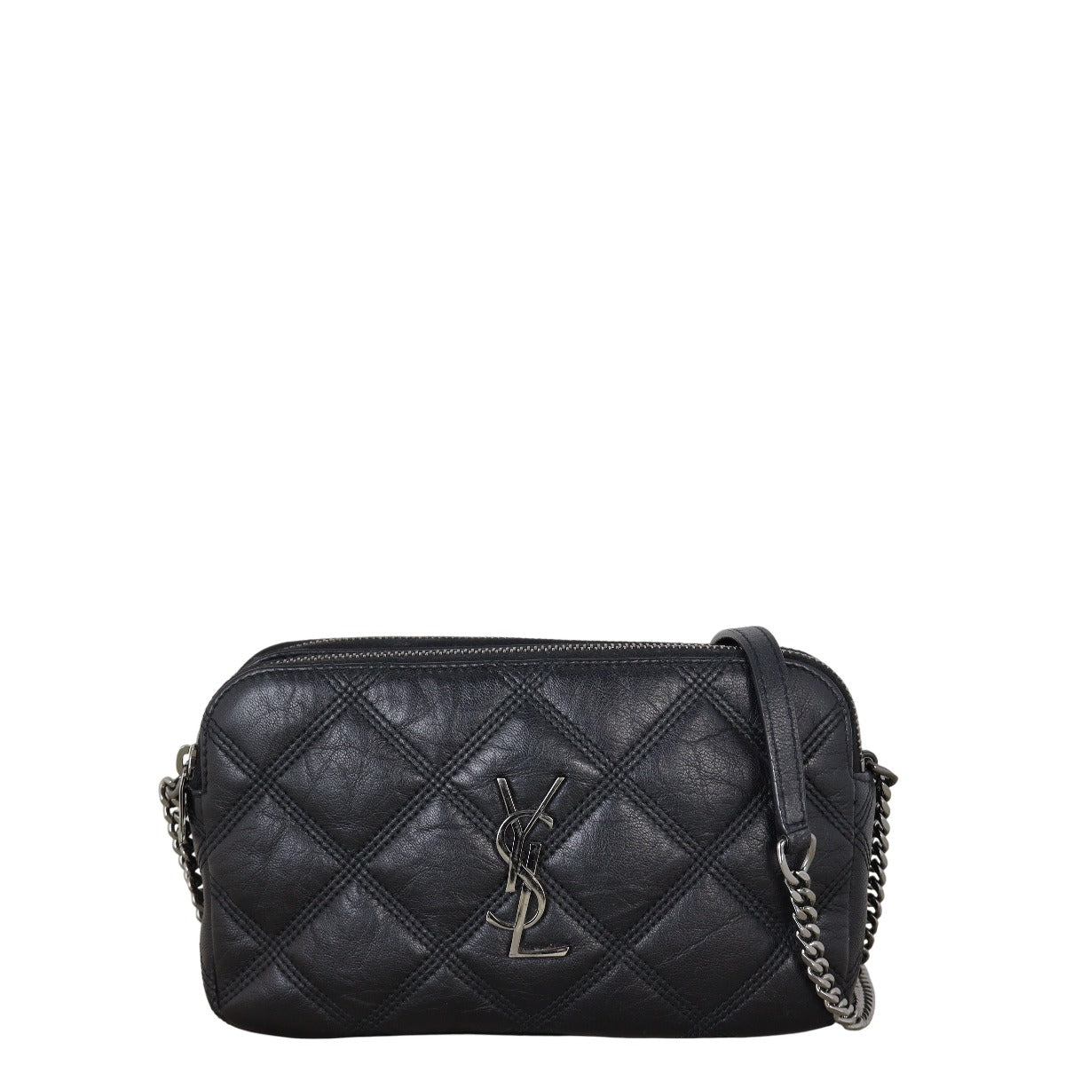 Saint Laurent Becky Double Zip Crossbody