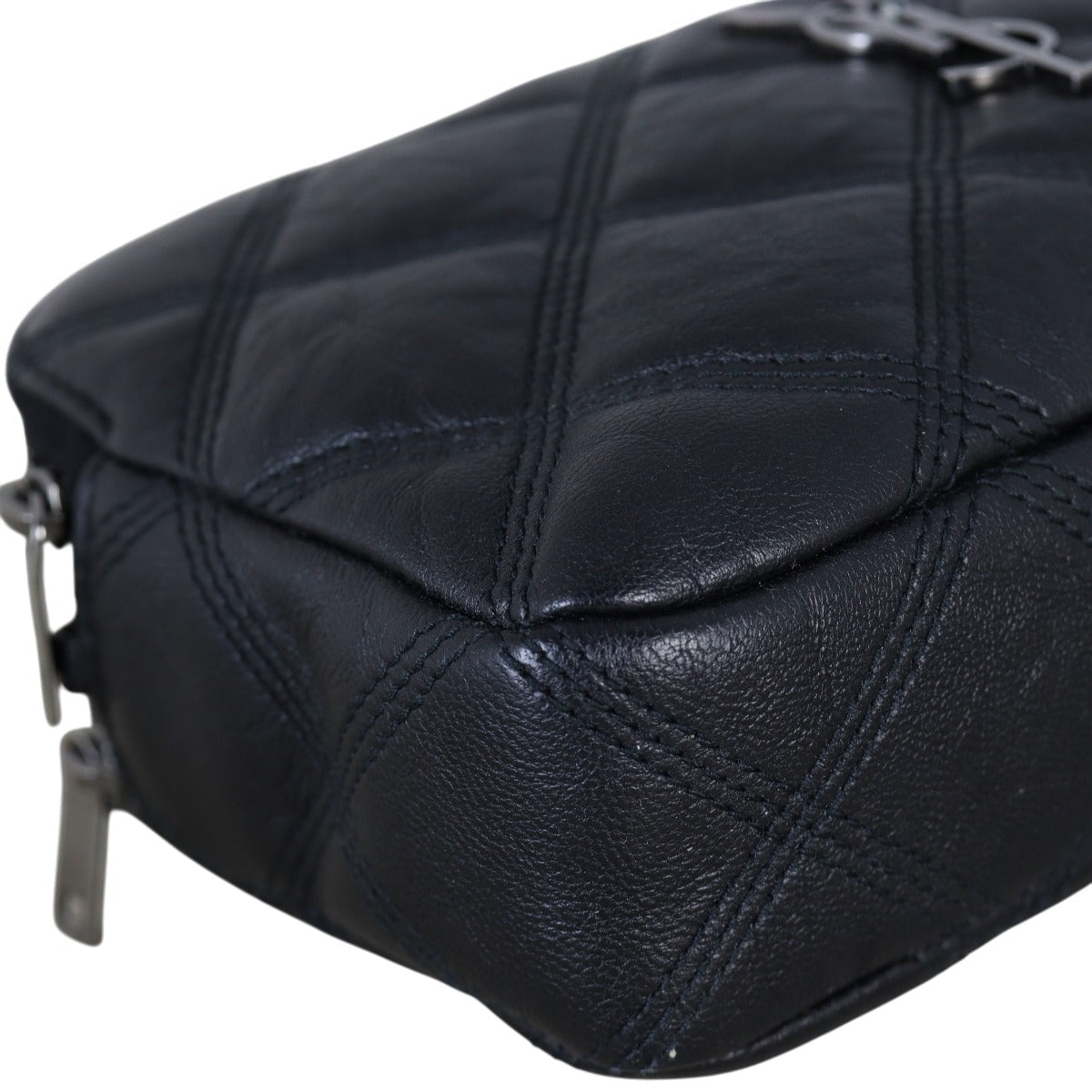 Saint Laurent Becky Double Zip Crossbody