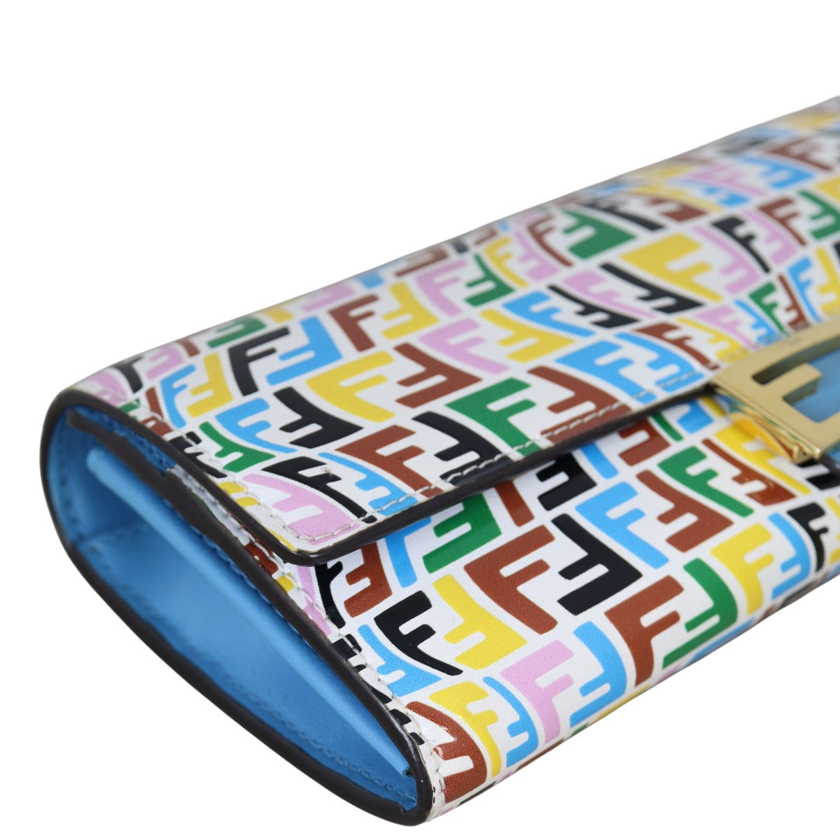 Fendi X Sarah Coleman Baguette FF Fish Eye Wallet On Chain