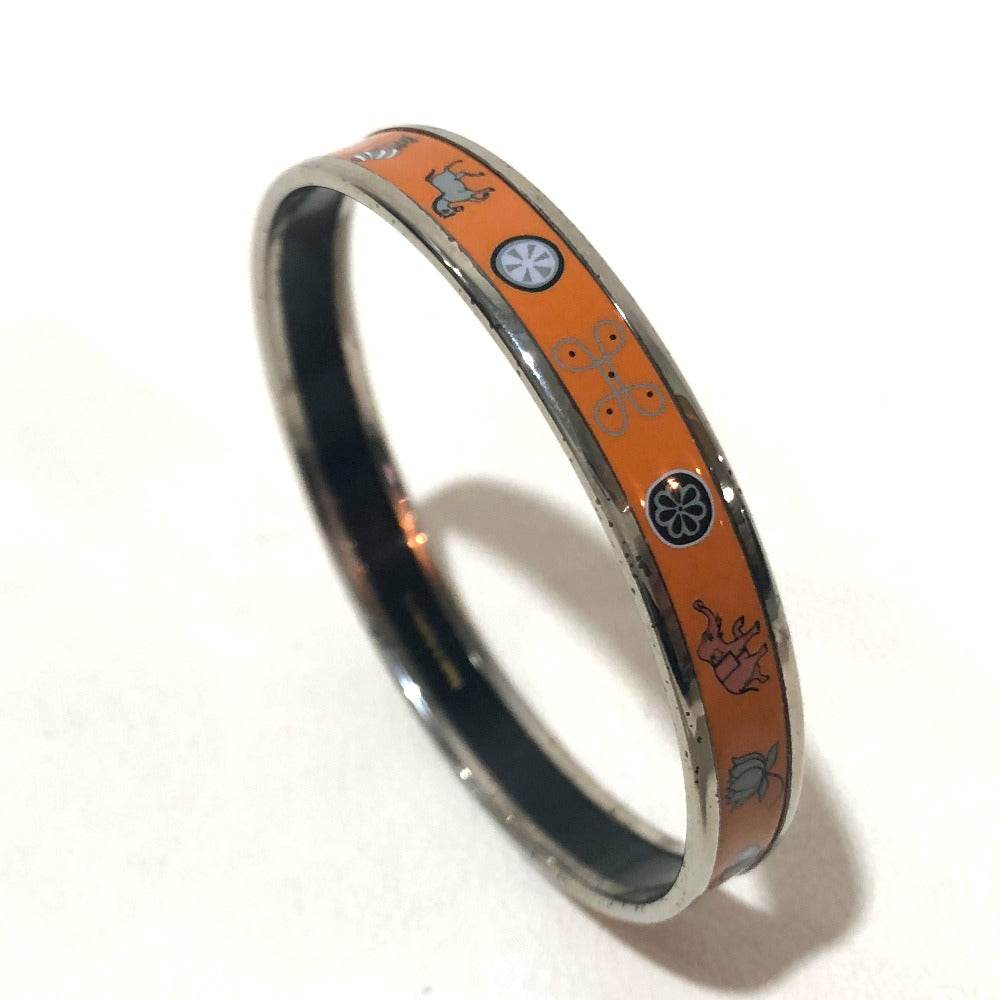 HERMES Bangle Cloisonne Orange Men's Women Emaille PM unisex(Unisex)
