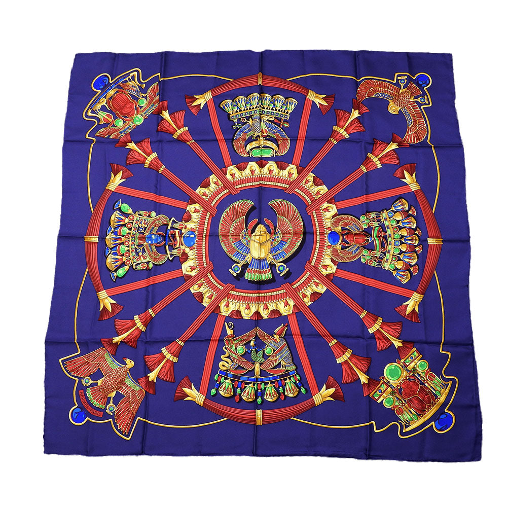 HERMES scarf silk Purple type Carre90 Women