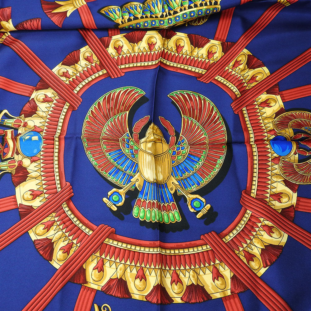 HERMES scarf silk Purple type Carre90 Women
