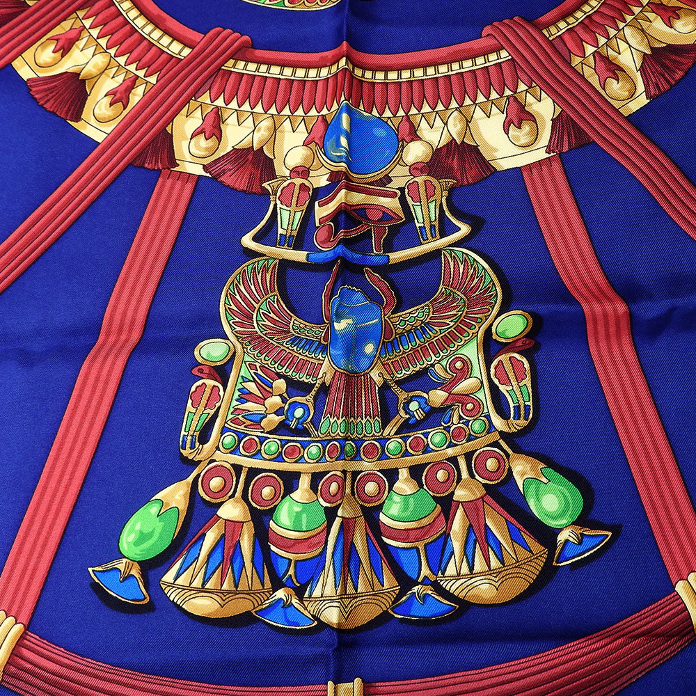 HERMES scarf silk Purple type Carre90 Women