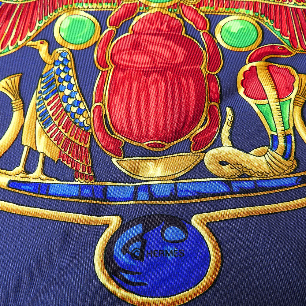 HERMES scarf silk Purple type Carre90 Women