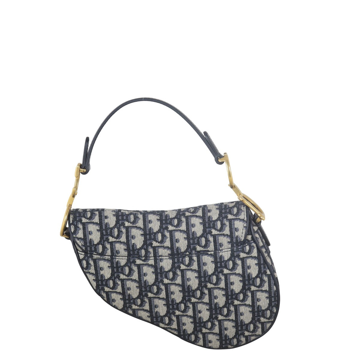 Dior Saddle Bag Mini Oblique with Embroidered Strap