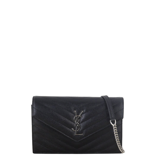 Saint Laurent Cassandre Envelope Chain Wallet