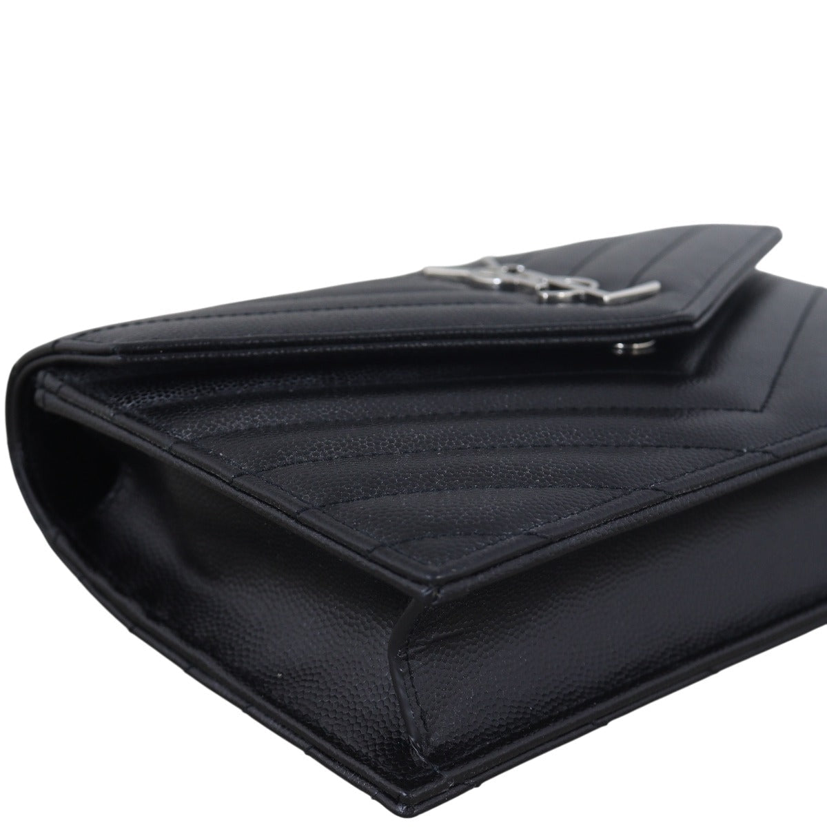 Saint Laurent Cassandre Envelope Chain Wallet