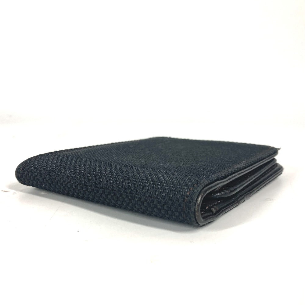 LOUIS VUITTON Folded wallet M93548 Damier Jean Canvas black Damier Jean Porte Billets 9 Carte Credit Funeral mens
