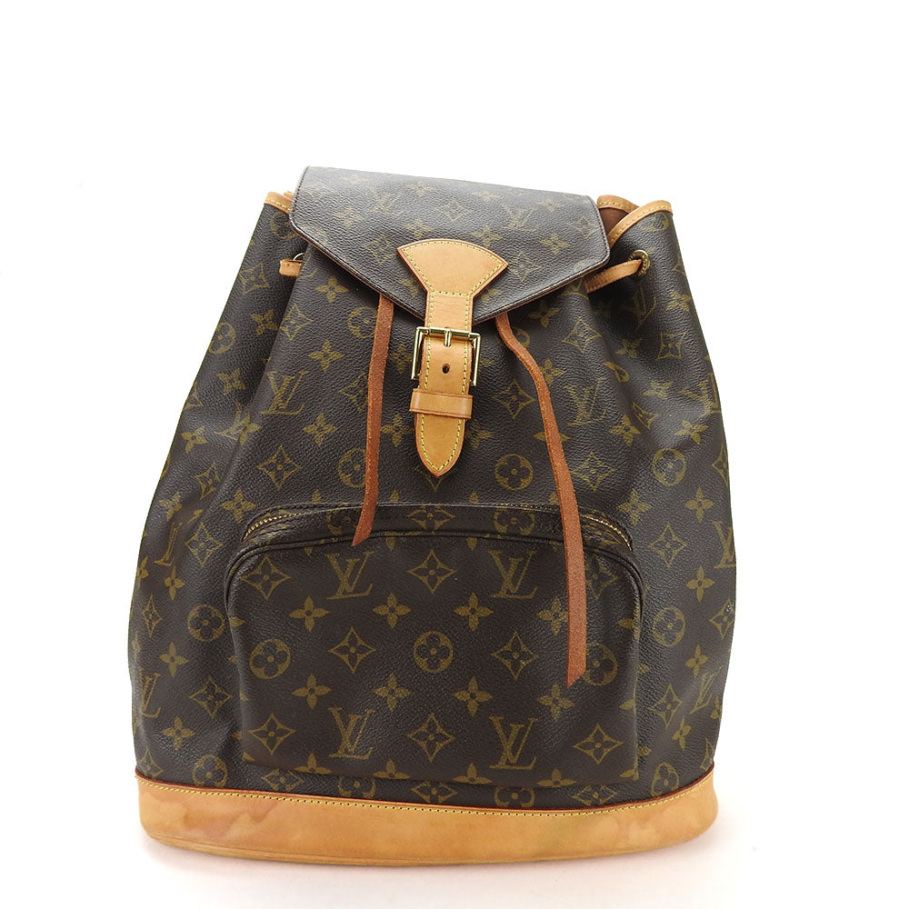 LOUIS VUITTON Backpack M51135 Monogram Brown MontsourisGM Women