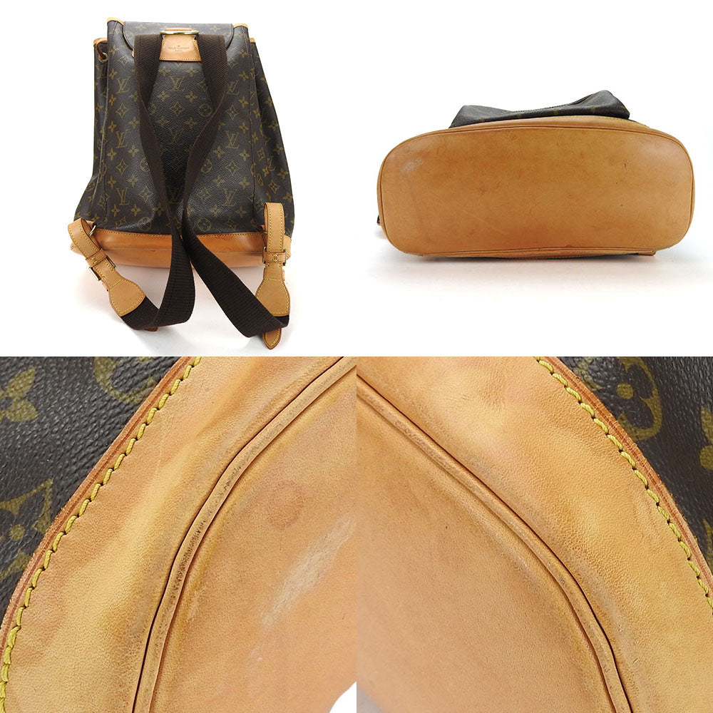 LOUIS VUITTON Backpack M51135 Monogram Brown MontsourisGM Women