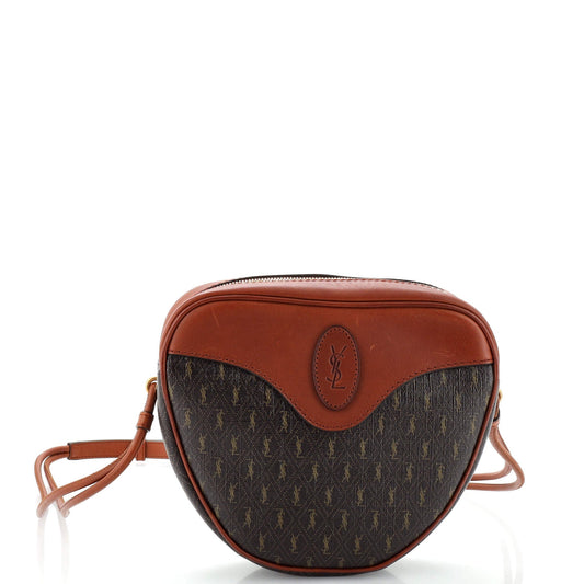 Luxury Saint Laurent Trending 2025 Le Monogramme Coeur Bag Monogram All Over Coated Canvas and Leather