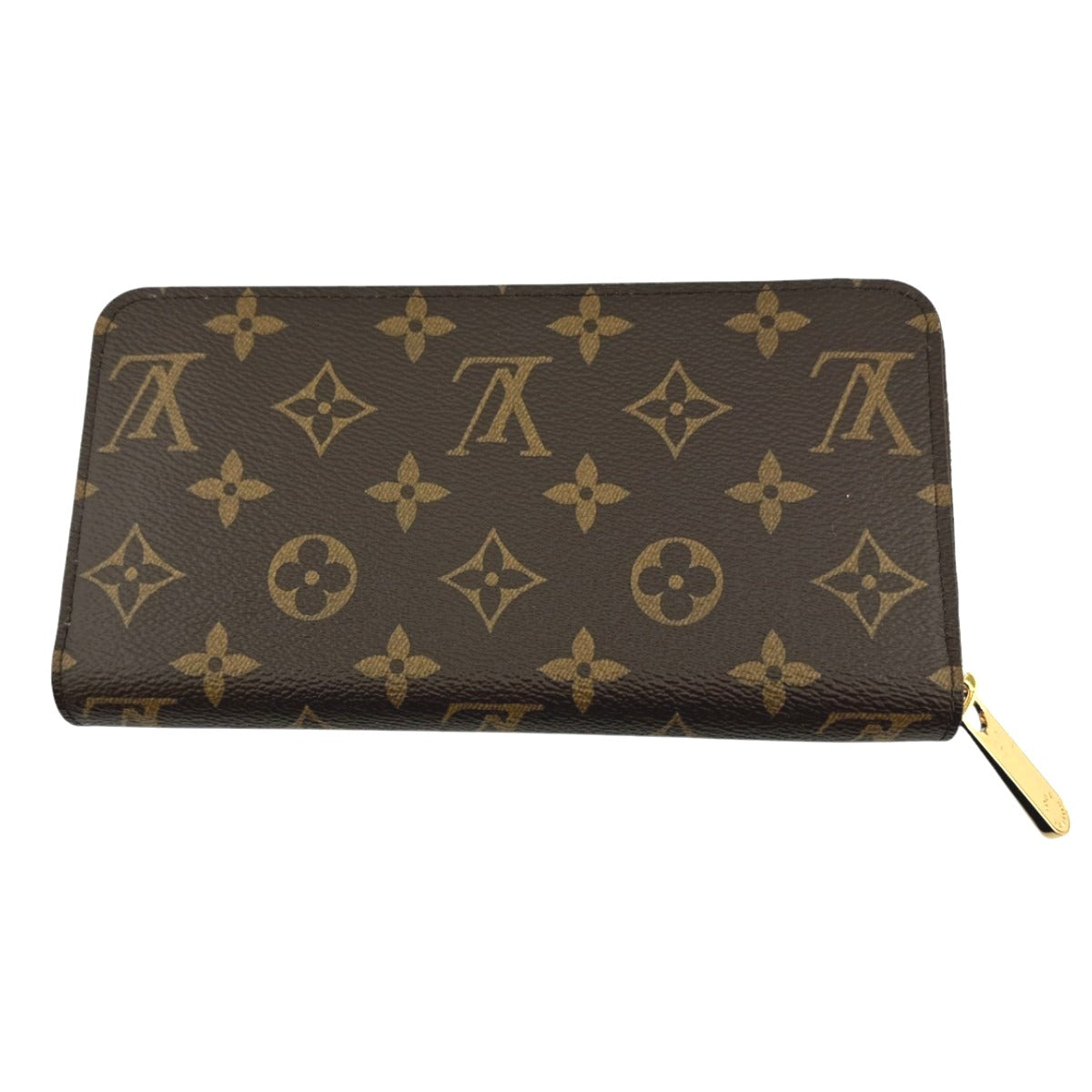LOUIS VUITTON Long Wallet Purse M42616 Monogram canvas Brown Monogram Zippy wallet