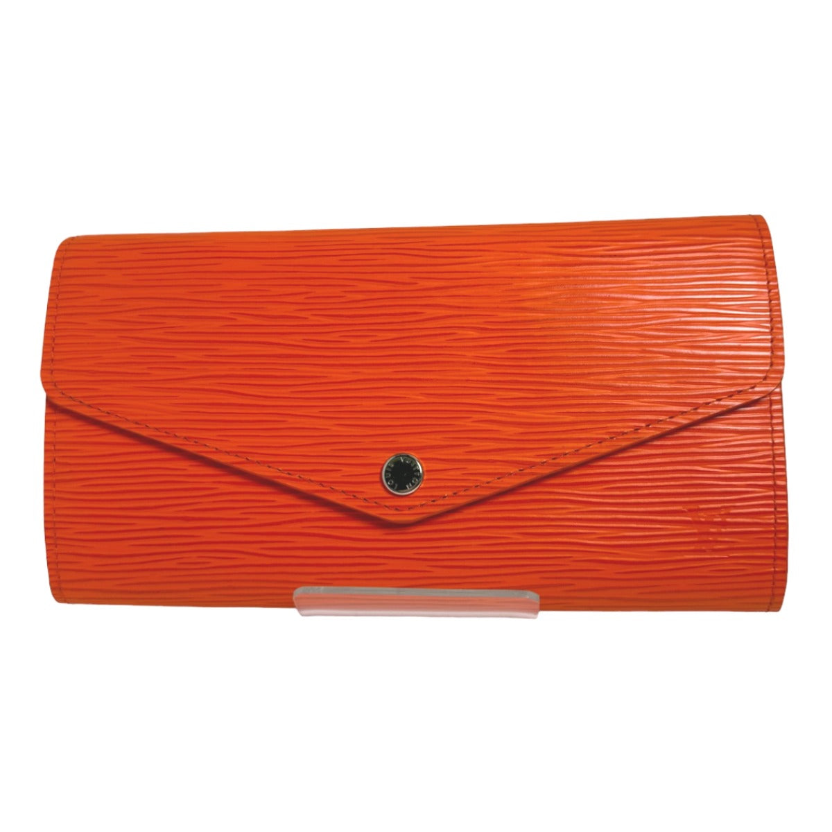 LOUIS VUITTON Long Wallet Purse M60584 Epi Leather Orange Long Wallet Purse Epi Portefeuille Sara Women