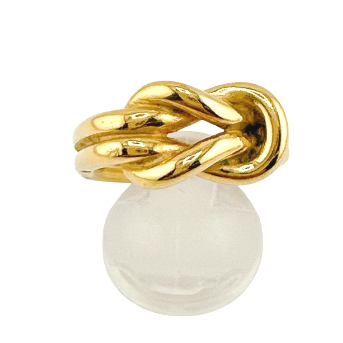 HERMES Scarf ring Gold Plated gold Scarf ring Head Women