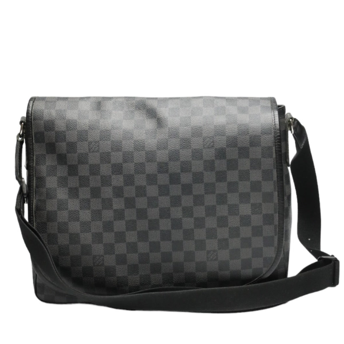 LOUIS VUITTON Shoulder Bag N58033 leather black Shoulder Bag Damier Grafitte Daniel GM unisex(Unisex)