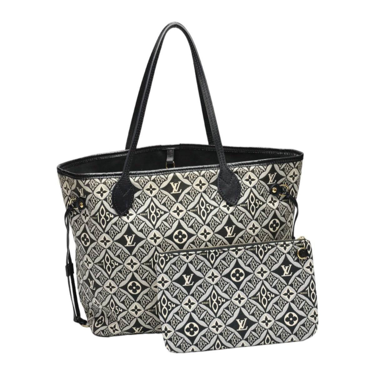LOUIS VUITTON Tote Bag M57230 Monogram Chagard gray Tote Bag Monogram since 1854 Neverfull MM Women