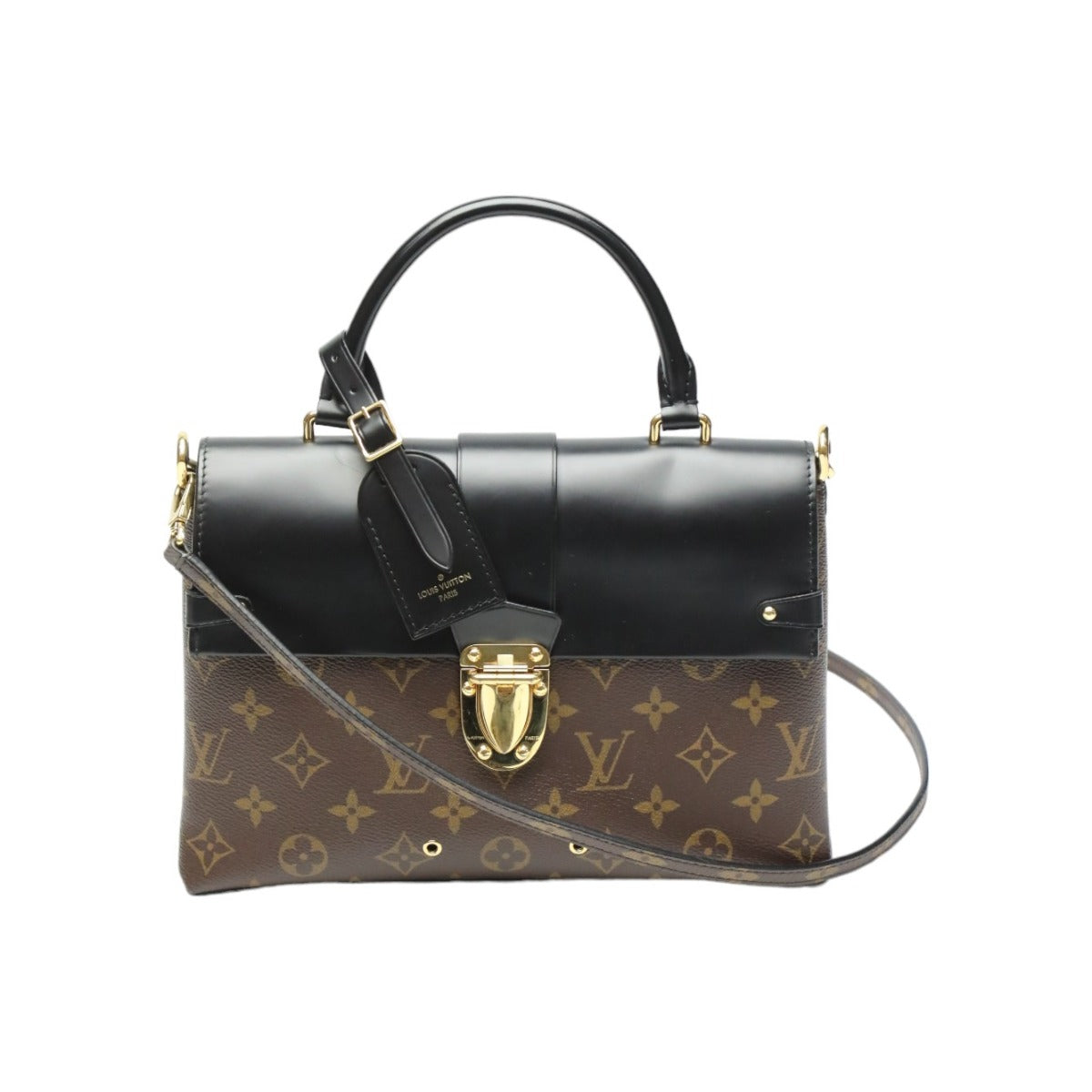 LOUIS VUITTON Shoulder Bag M43125 Monogram canvas Brown 2WAY handbag One-handle flap bag Women