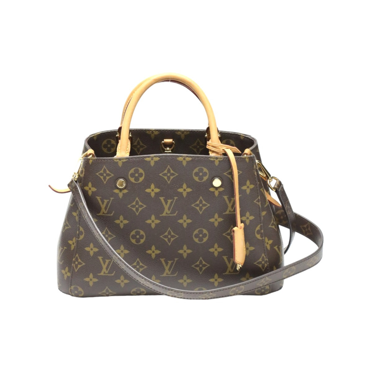 LOUIS VUITTON Shoulder Bag M41055 Monogram canvas Brown Handbag Monogram Montaigne BB Women