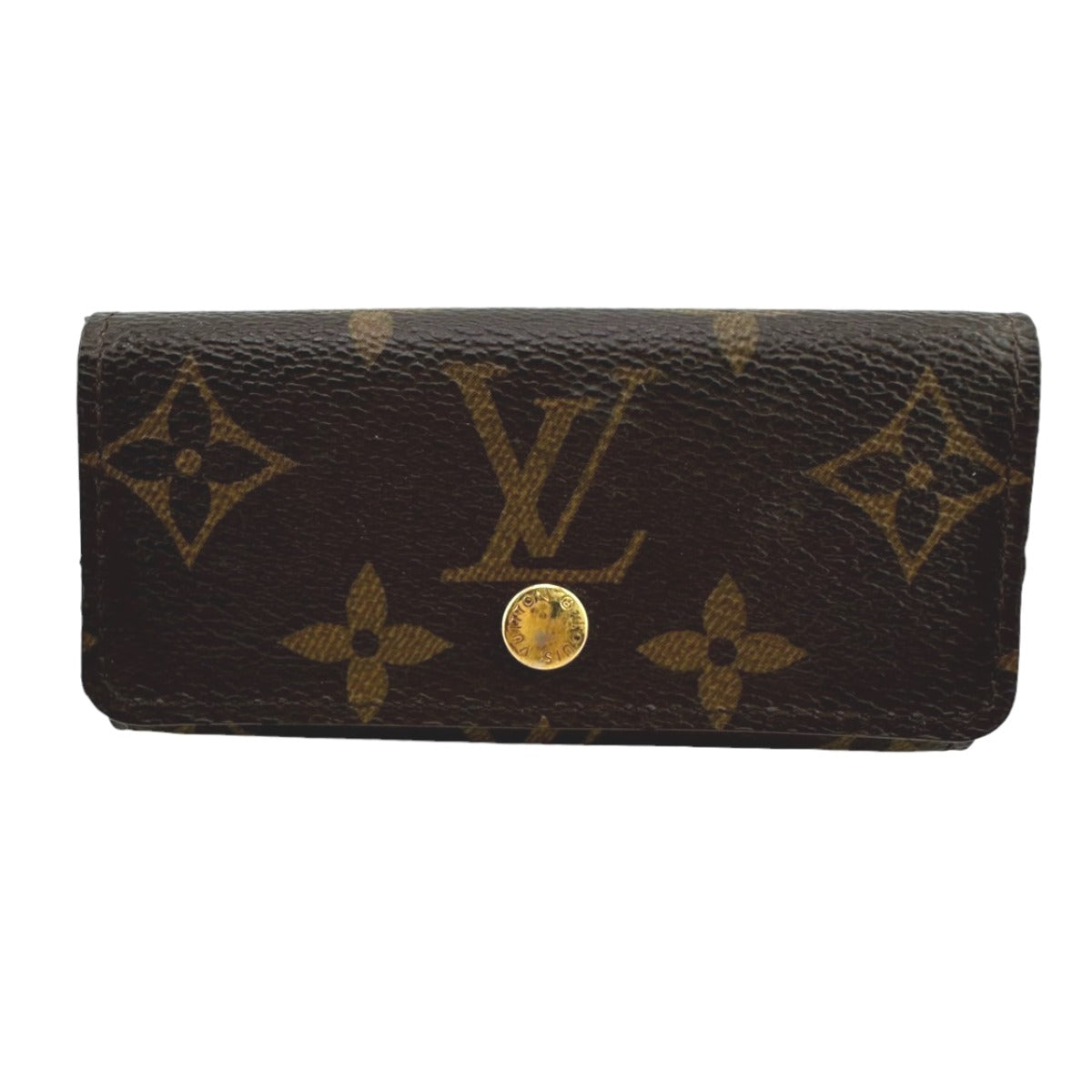 LOUIS VUITTON Key case Key holder  M62631 Monogram canvas Brown Multicles4 Monogram Key case for 4 Key holder unisex(Unisex)