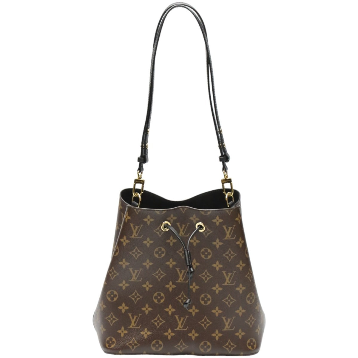 LOUIS VUITTON Shoulder Bag M44020 Monogram canvas Brown noir Shoulder Bag Monogram Neonoe Women