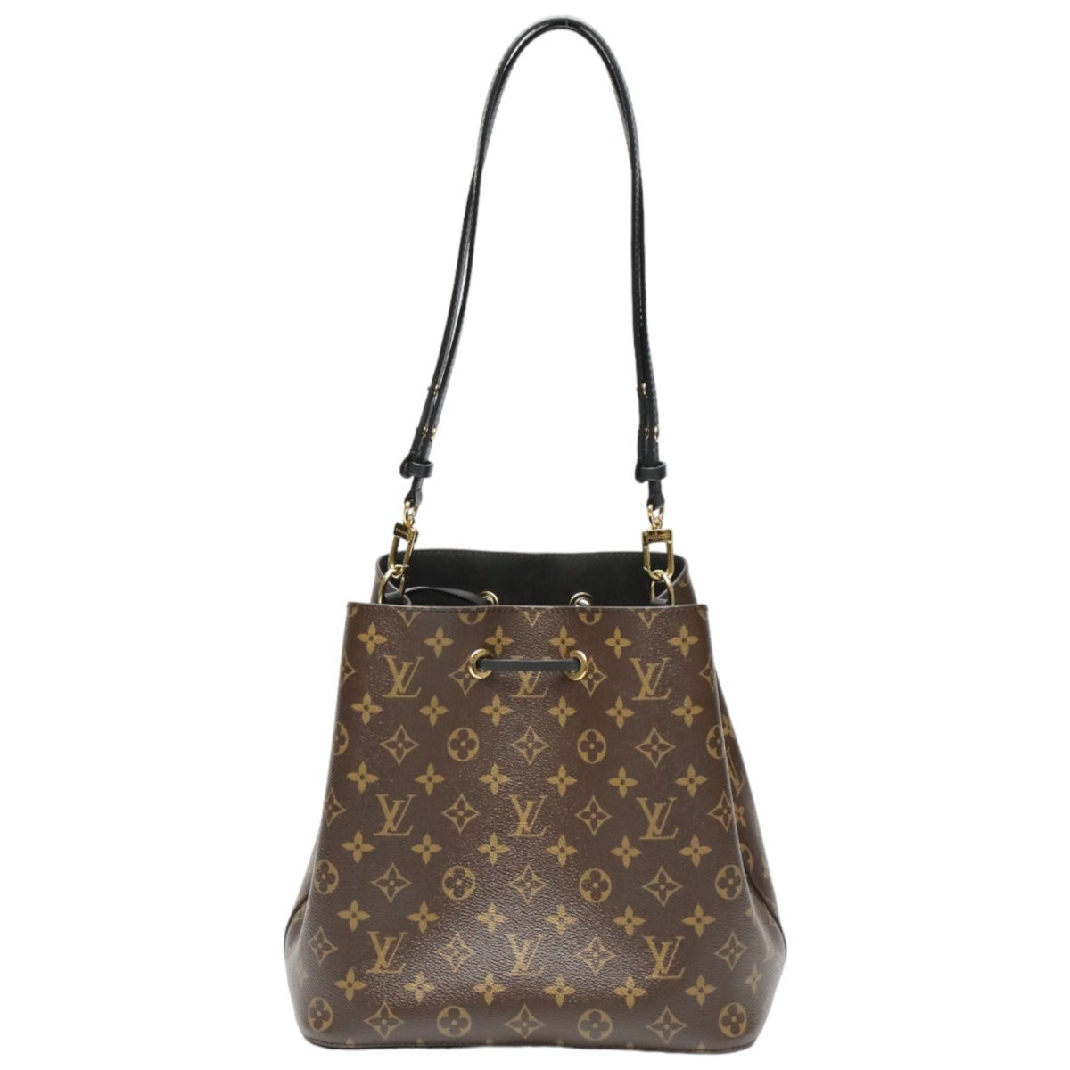 LOUIS VUITTON Shoulder Bag M44020 Monogram canvas Brown noir Shoulder Bag Monogram Neonoe Women