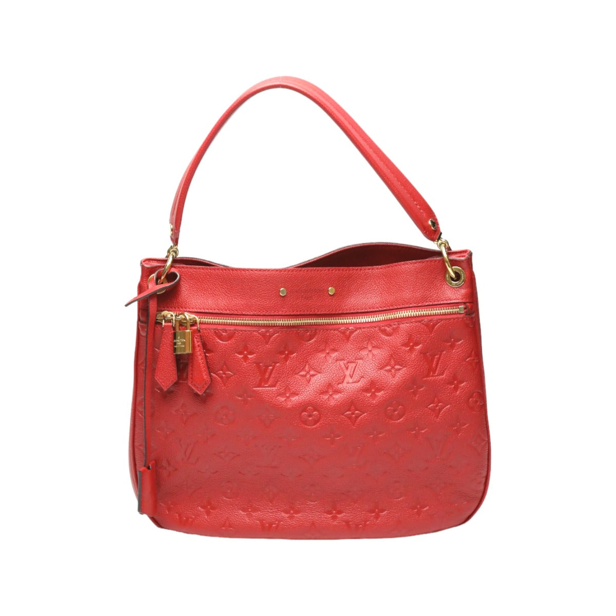LOUIS VUITTON Handbag M42820 Monogram Ann Platt Red one belt Monogram Ann Platt Spontini Women