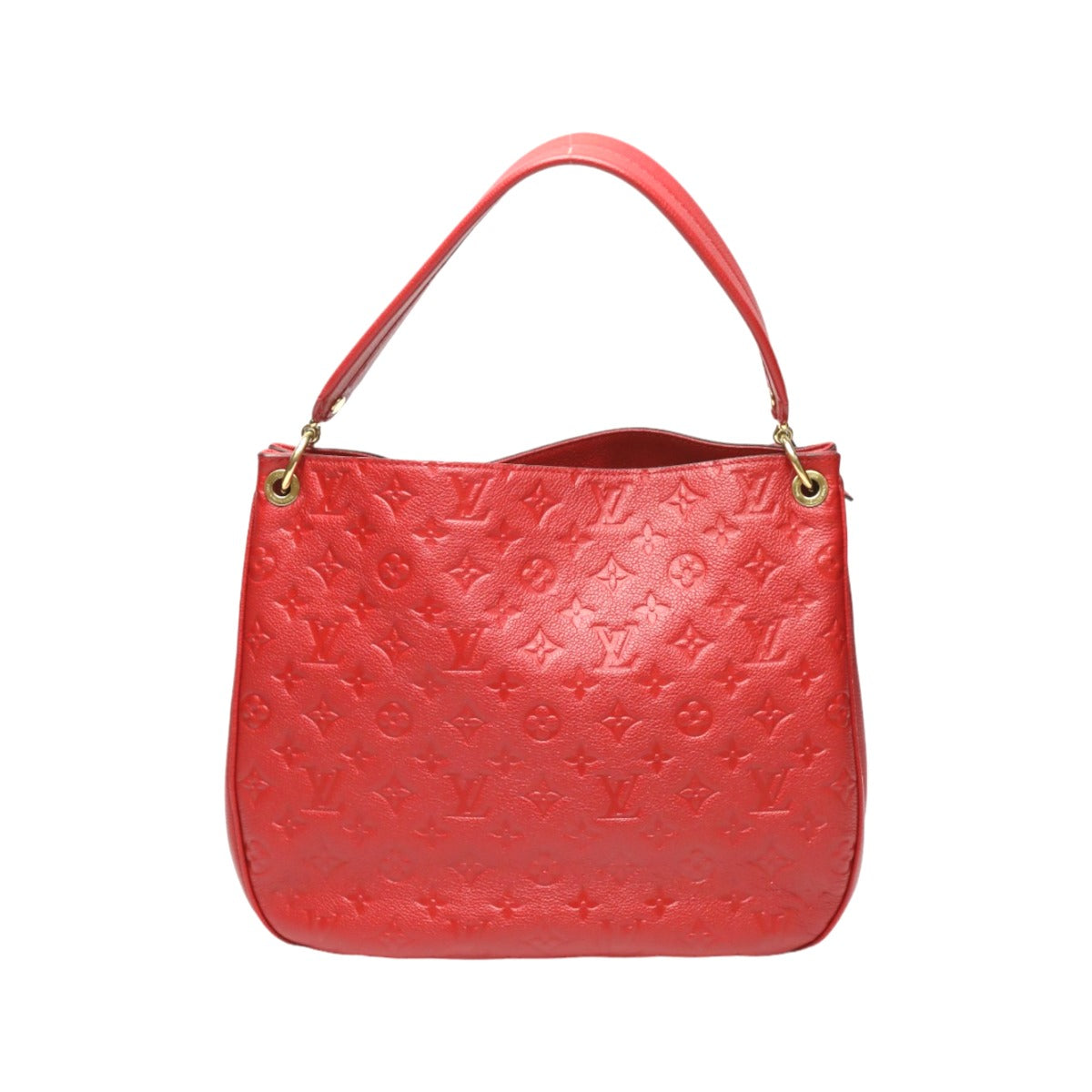 LOUIS VUITTON Handbag M42820 Monogram Ann Platt Red one belt Monogram Ann Platt Spontini Women