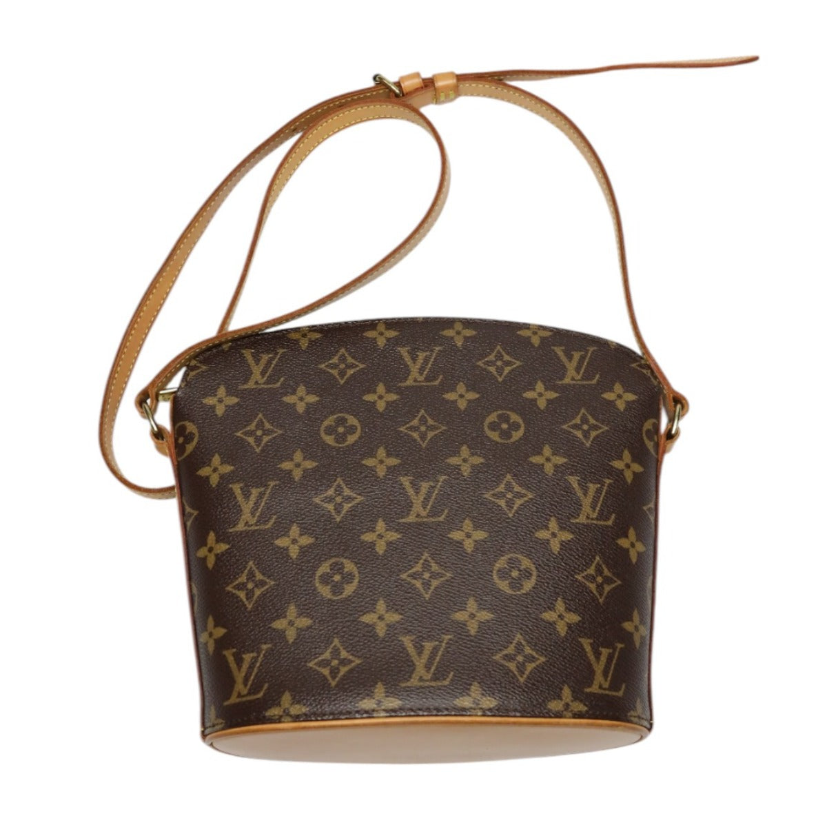LOUIS VUITTON Shoulder Bag M51290 Monogram canvas, leather Brown Shoulder Bag Monogram Drouot Women