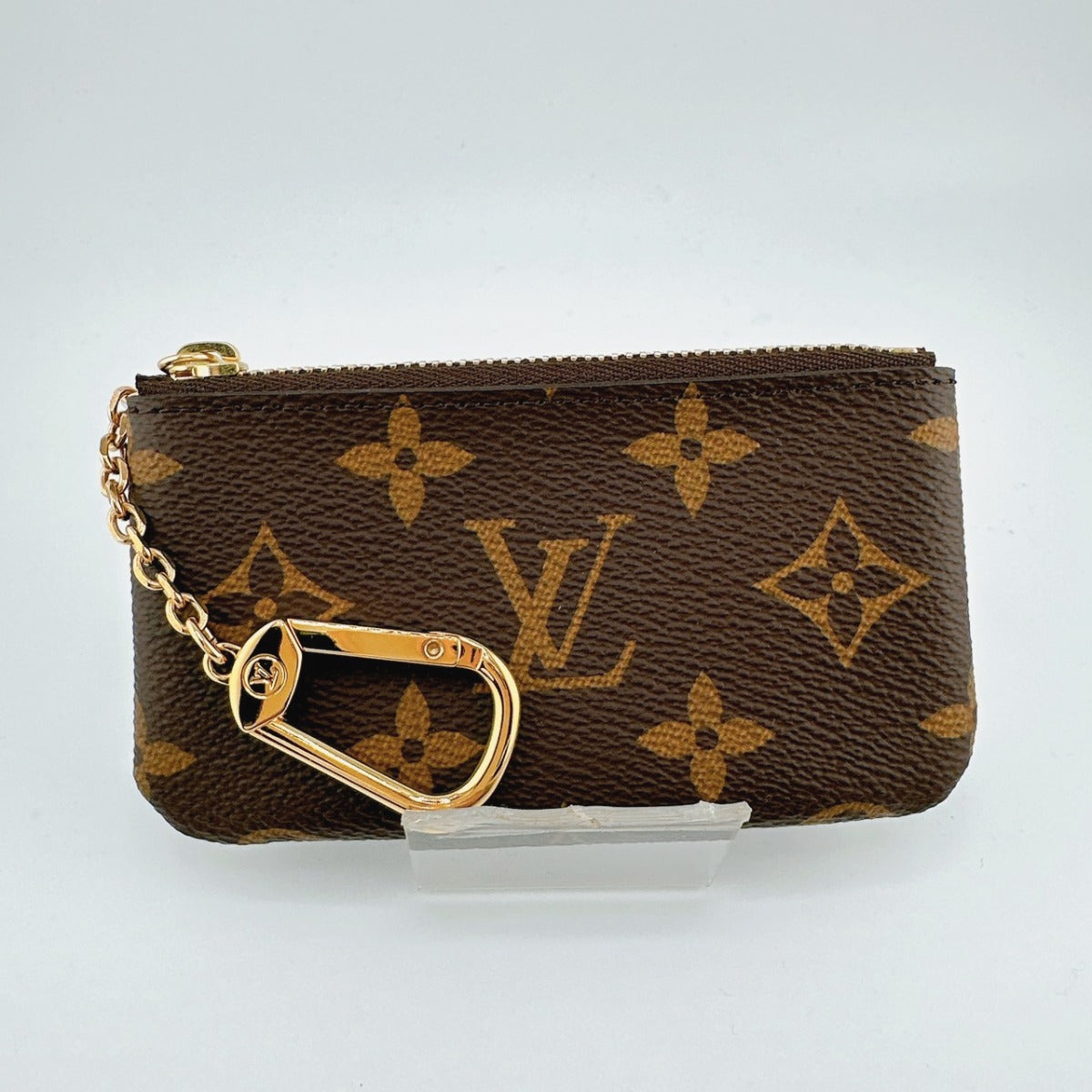 LOUIS VUITTON Key case Key holder  M62650 Monogram canvas Brown Key case Key holder for coin pocket Monogram Pochette Kle unisex(Unisex)