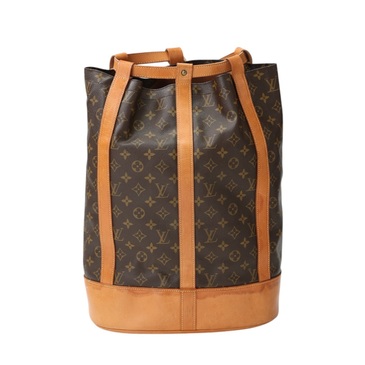 LOUIS VUITTON Shoulder Bag M42244 Monogram canvas, leather Brown Drawstring type Monogram RandonneeGM Women