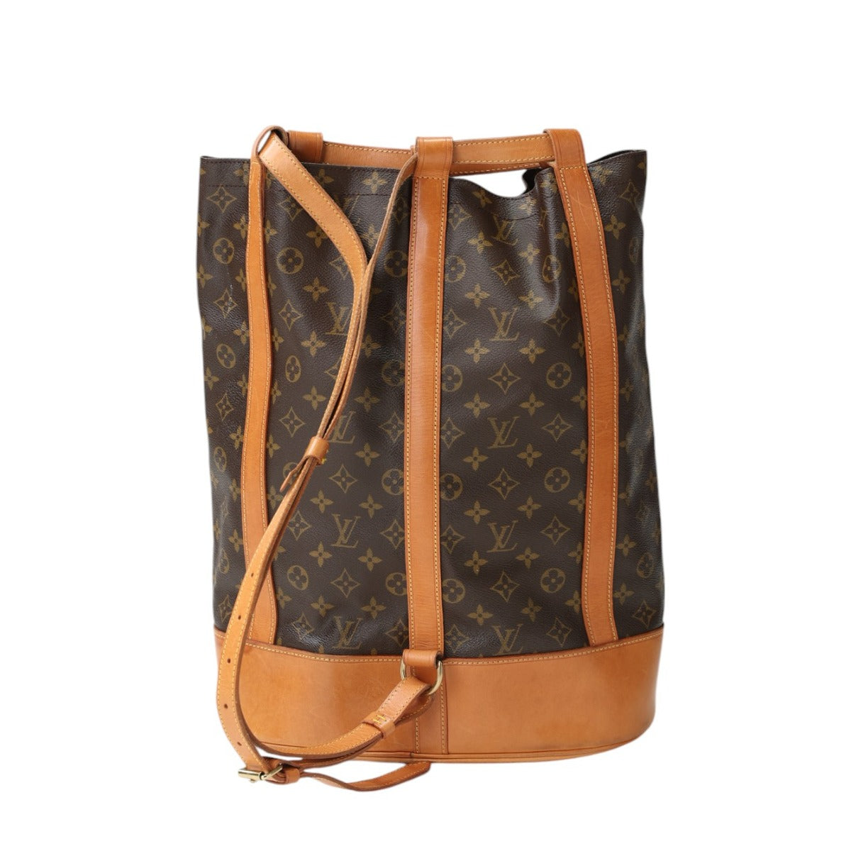 LOUIS VUITTON Shoulder Bag M42244 Monogram canvas, leather Brown Drawstring type Monogram RandonneeGM Women
